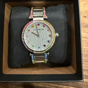 Coach Women's Multicolor Sparkling Watch NWT